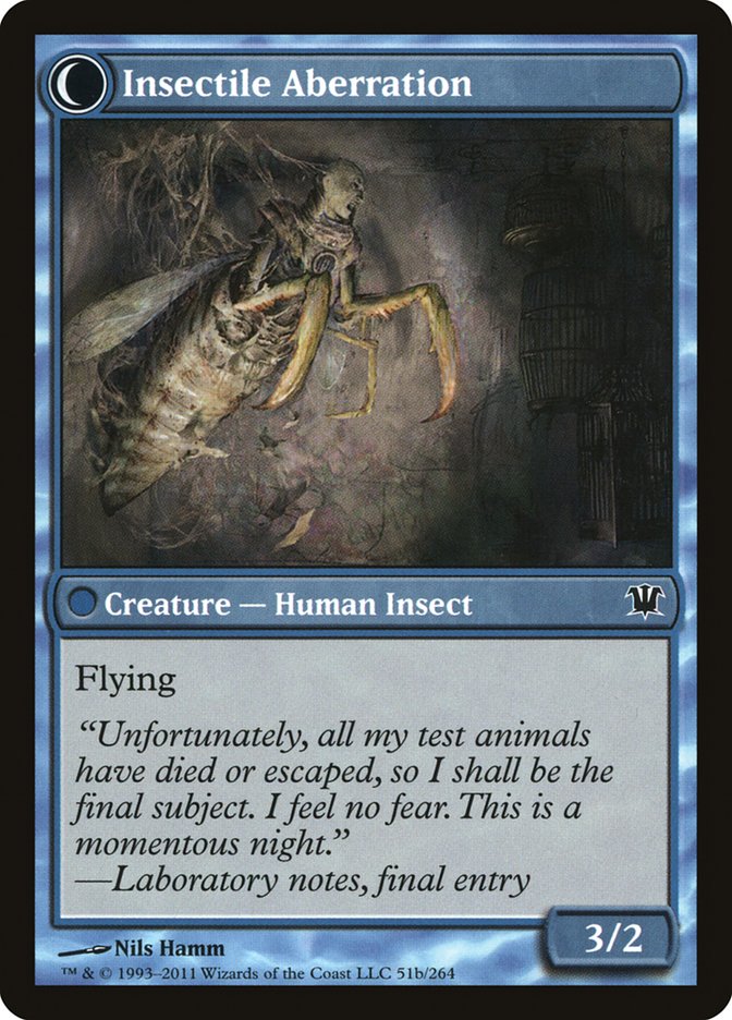 Delver of Secrets // Insectile Aberration [Innistrad] | I Want That Stuff Brandon