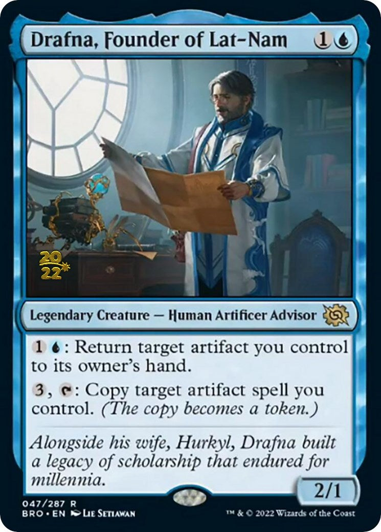 Drafna, Founder of Lat-Nam [The Brothers' War Prerelease Promos] | I Want That Stuff Brandon