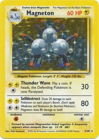 Magneton (9/102) [Base Set Unlimited] | I Want That Stuff Brandon