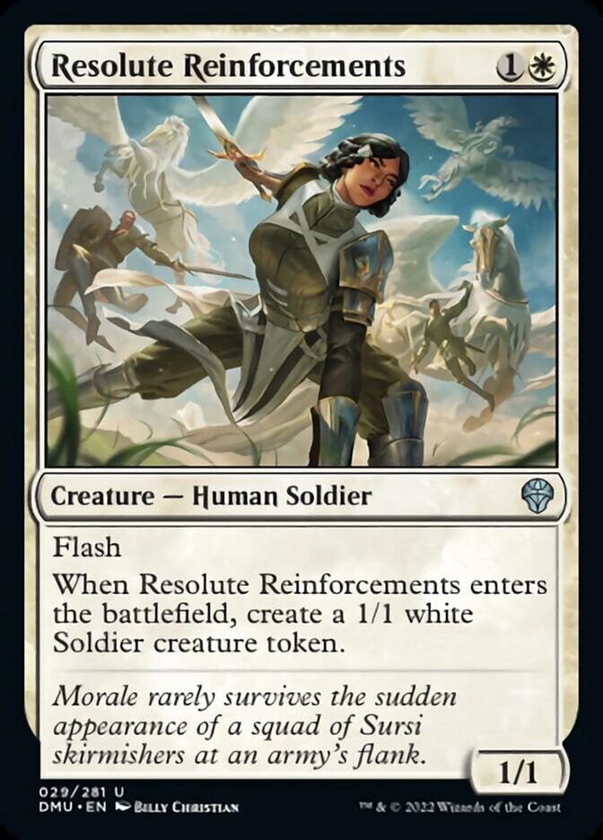 Resolute Reinforcements [Dominaria United] | I Want That Stuff Brandon