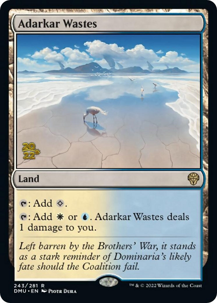 Adarkar Wastes [Dominaria United Prerelease Promos] | I Want That Stuff Brandon