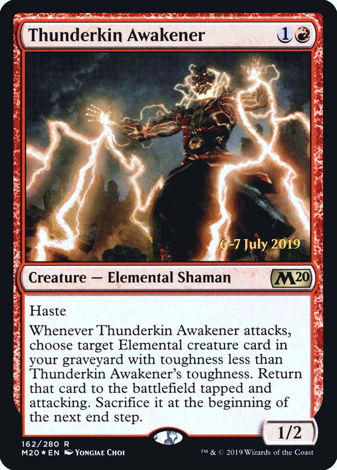 Thunderkin Awakener [Core Set 2020 Prerelease Promos] | I Want That Stuff Brandon