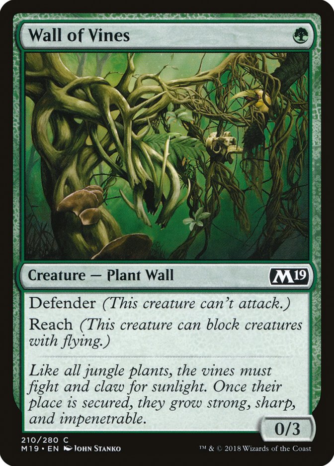 Wall of Vines [Core Set 2019] | I Want That Stuff Brandon