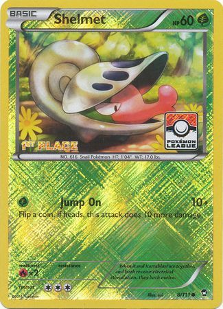 Shelmet (8/111) (League Promo 1st Place) [XY: Furious Fists] | I Want That Stuff Brandon