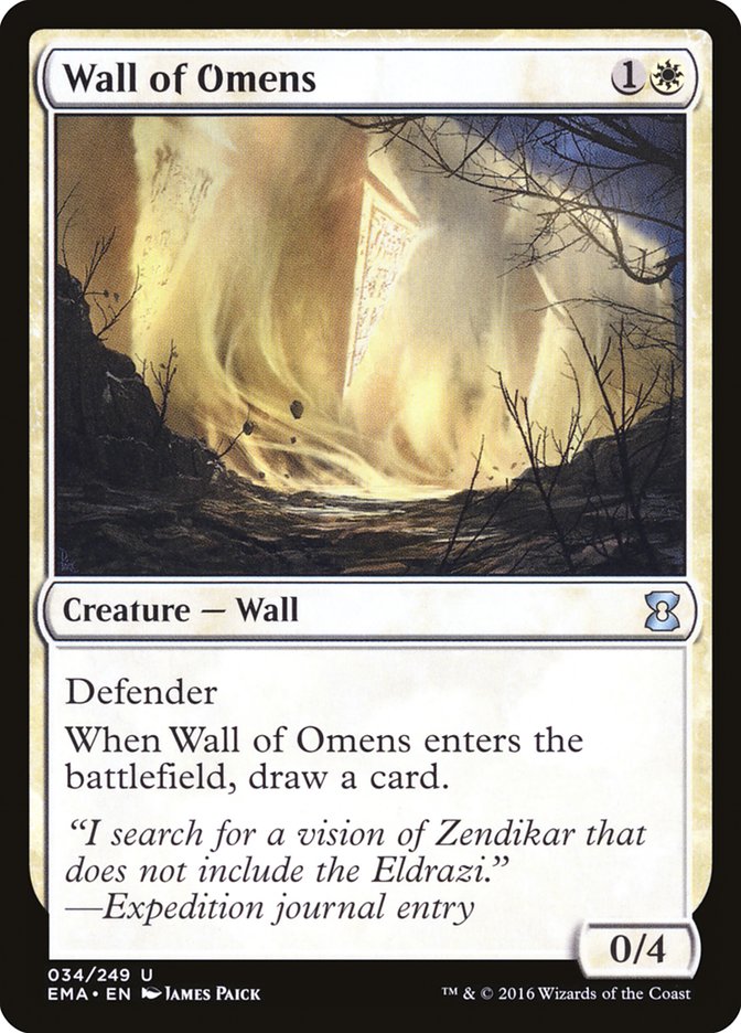 Wall of Omens [Eternal Masters] | I Want That Stuff Brandon