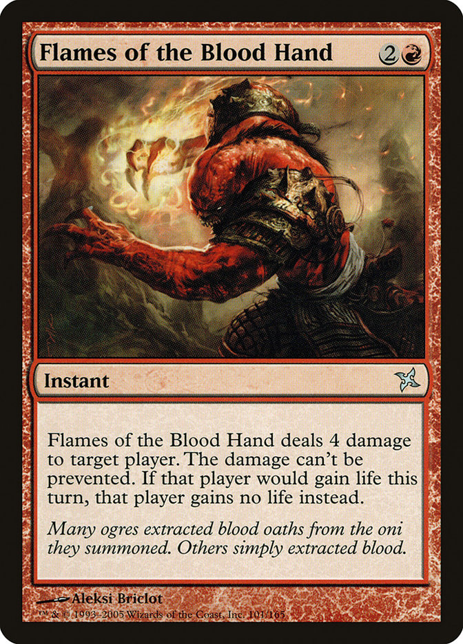 Flames of the Blood Hand [Betrayers of Kamigawa] | I Want That Stuff Brandon