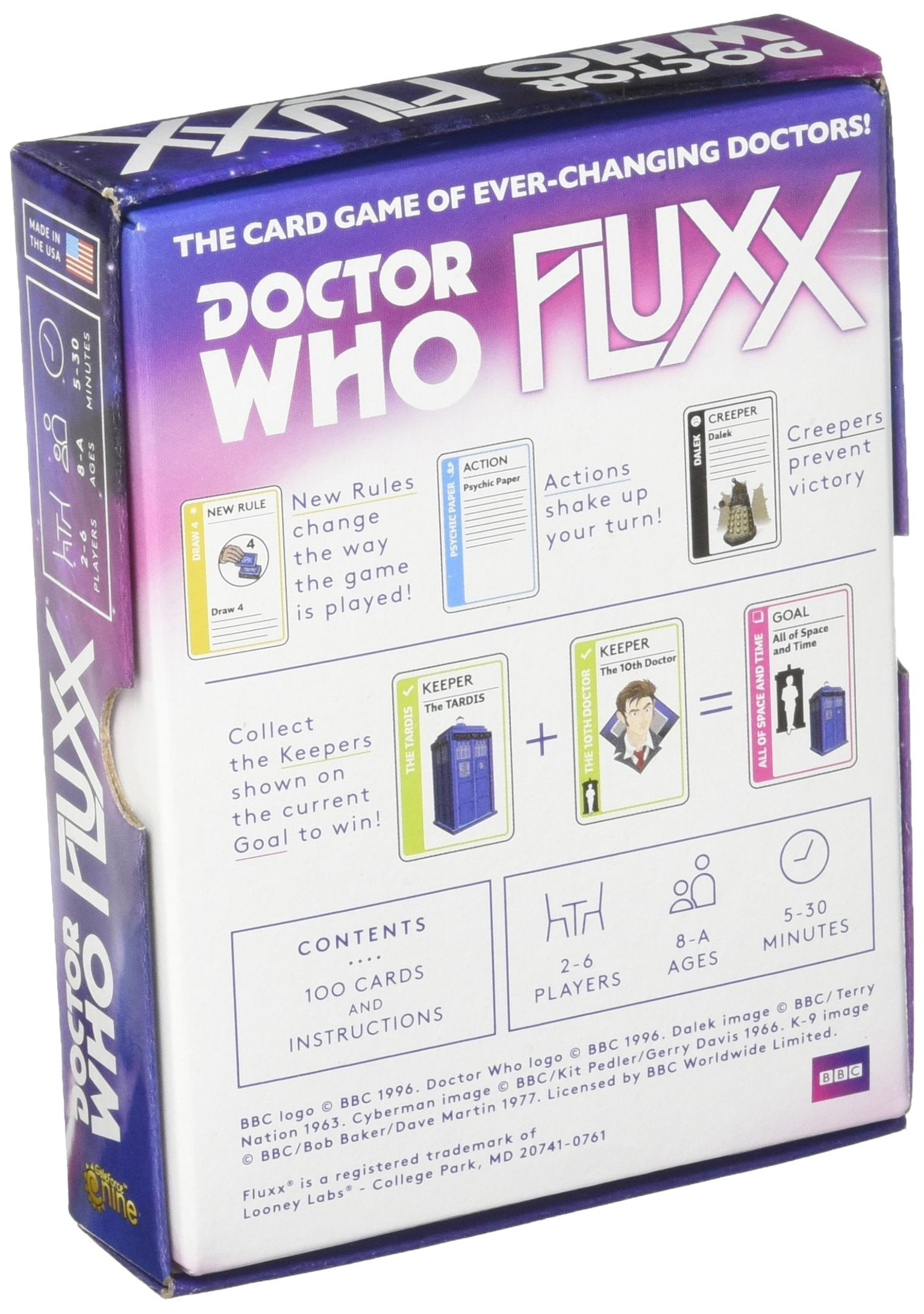 Doctor WHO Fluxx | I Want That Stuff Brandon