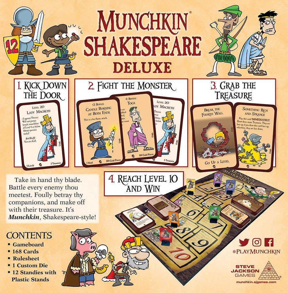 Munchkin Shakespeare Deluxe | I Want That Stuff Brandon