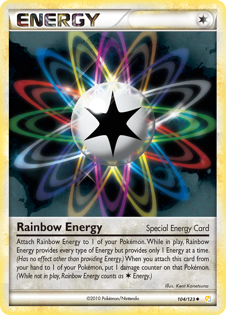 Rainbow Energy (104/123) [HeartGold & SoulSilver: Base Set] | I Want That Stuff Brandon