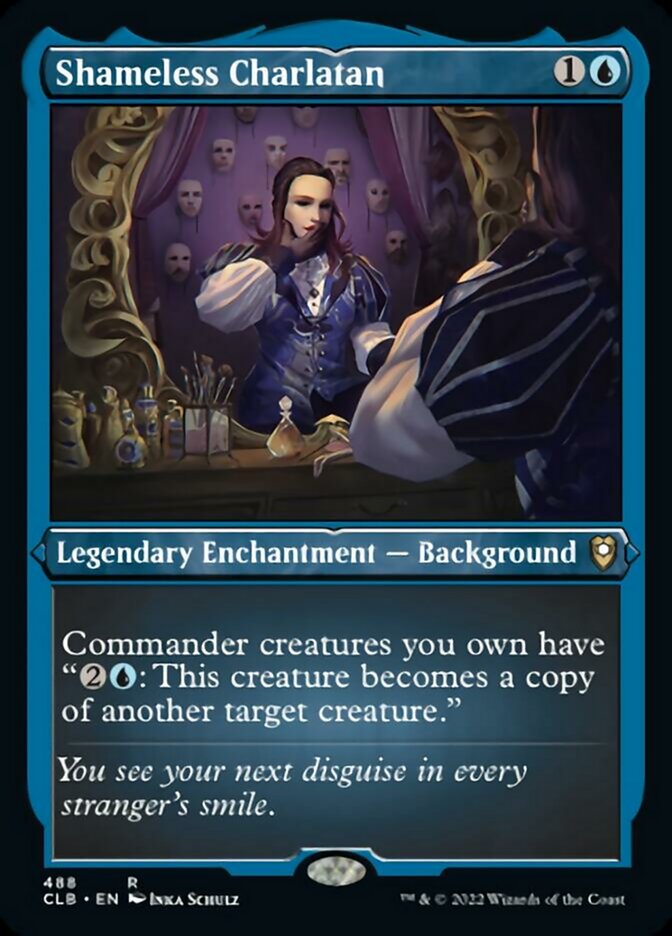 Shameless Charlatan (Foil Etched) [Commander Legends: Battle for Baldur's Gate] | I Want That Stuff Brandon