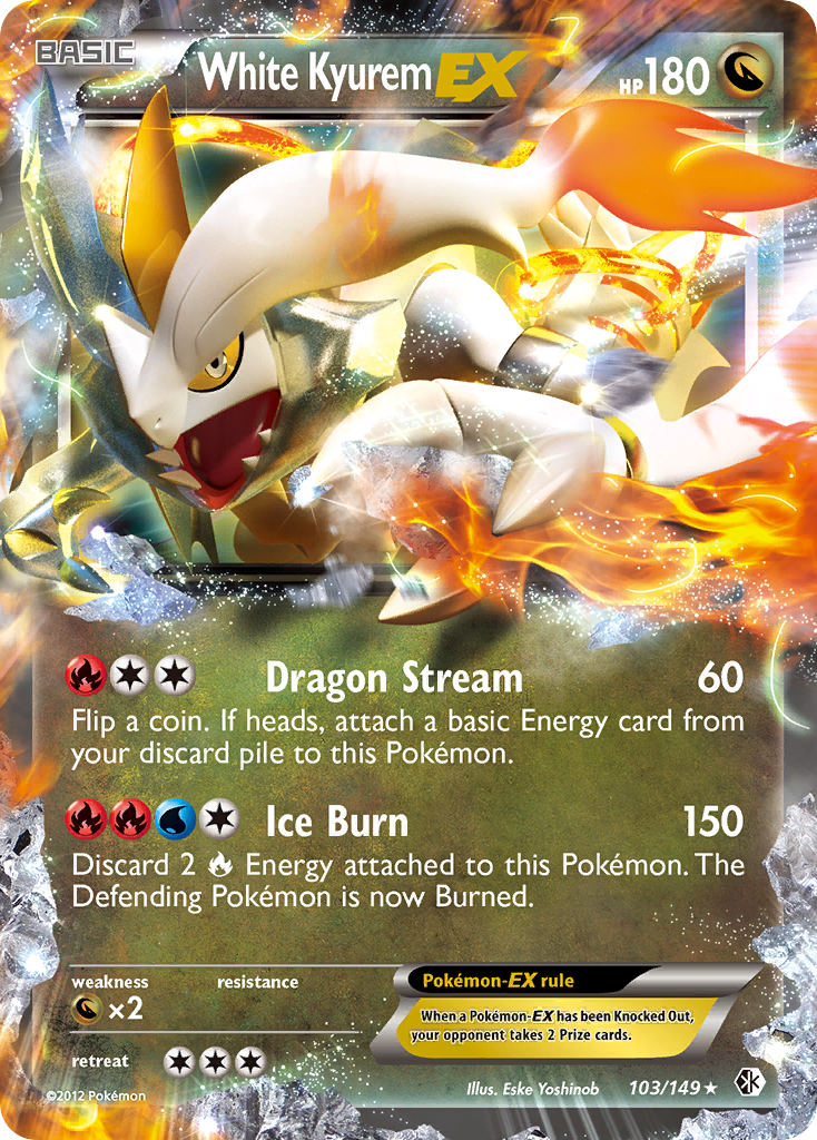 White Kyurem EX (103/149) [Black & White: Boundaries Crossed] | I Want That Stuff Brandon
