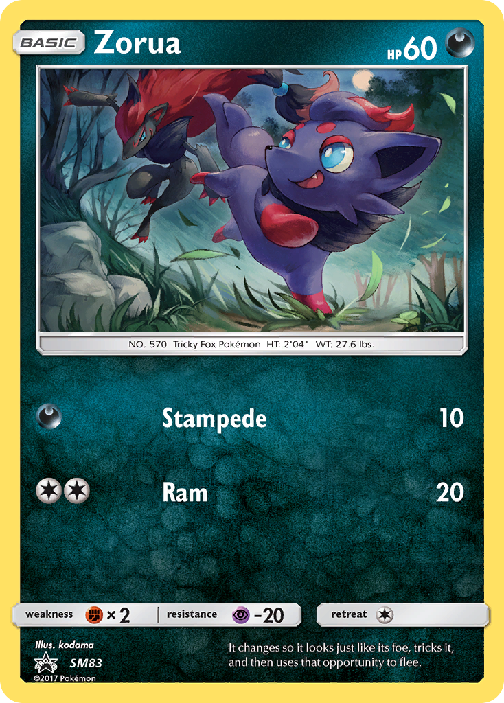 Zorua (SM83) [Sun & Moon: Black Star Promos] | I Want That Stuff Brandon