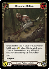 Ravenous Rabble (Yellow) [ARC192-C] 1st Edition Normal | I Want That Stuff Brandon