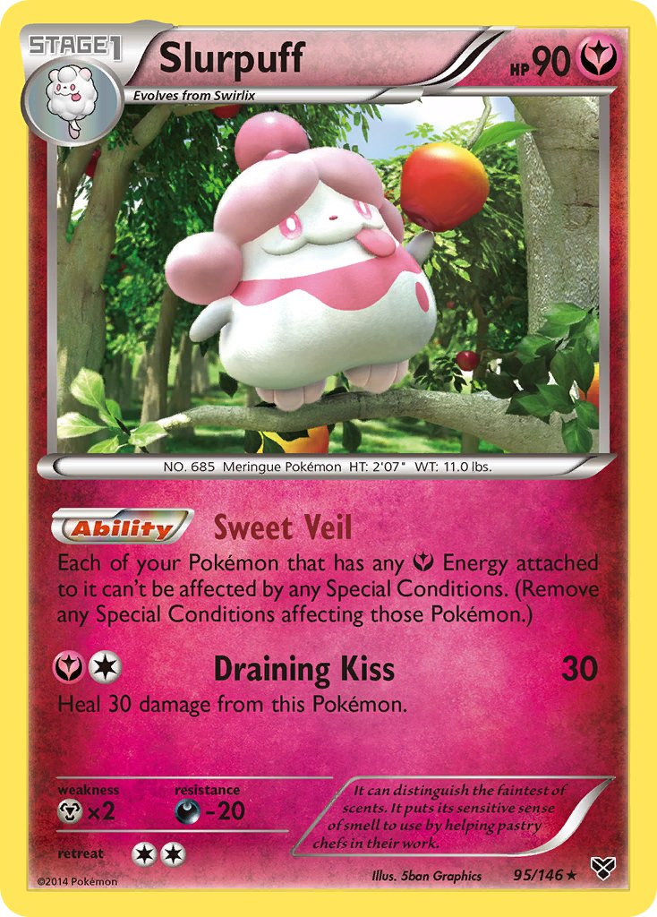 Slurpuff (95/146) (Theme Deck Exclusive) [XY: Base Set] | I Want That Stuff Brandon