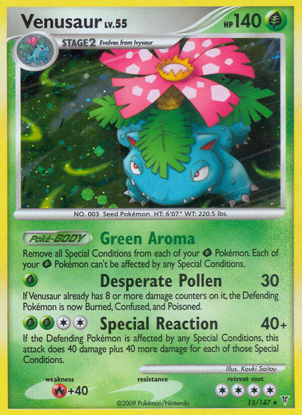 Venusaur (13/147) (Theme Deck Exclusive) [Platinum: Supreme Victors] | I Want That Stuff Brandon