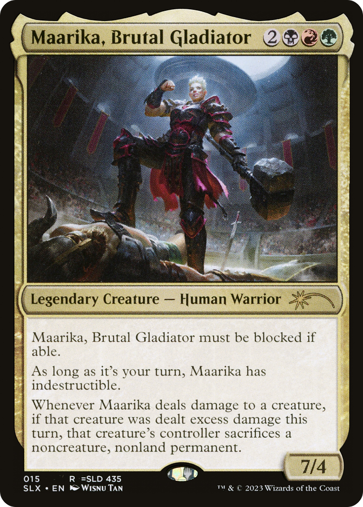 Maarika, Brutal Gladiator [Secret Lair: Universes Within] | I Want That Stuff Brandon