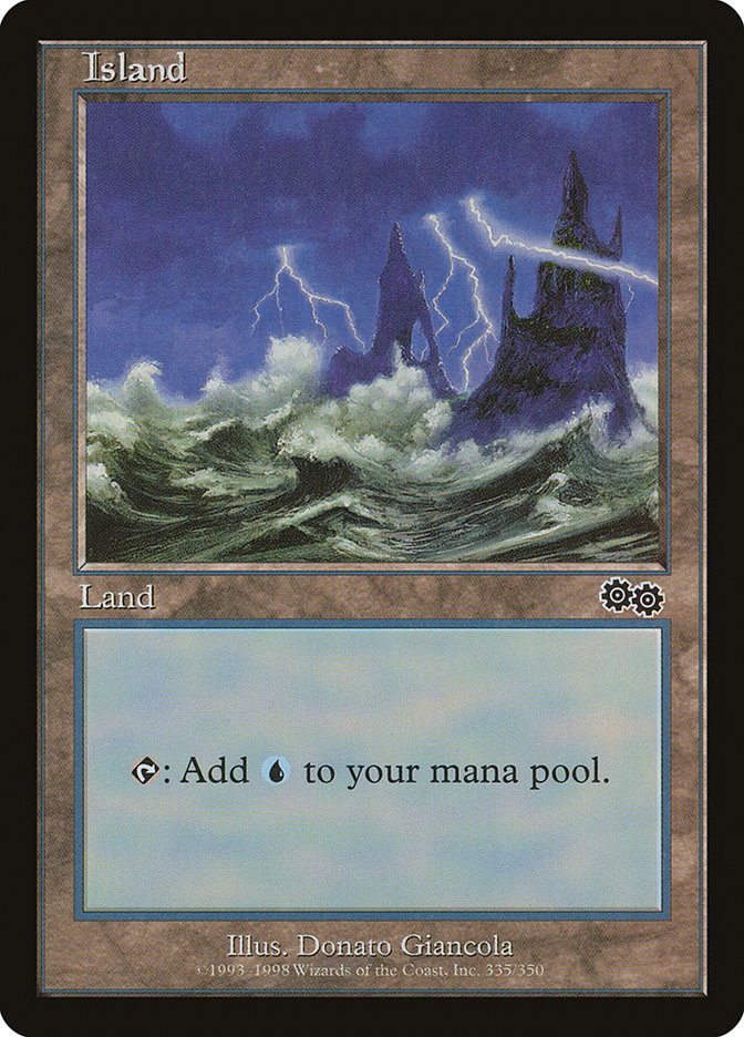 Island (335) [Urza's Saga] | I Want That Stuff Brandon