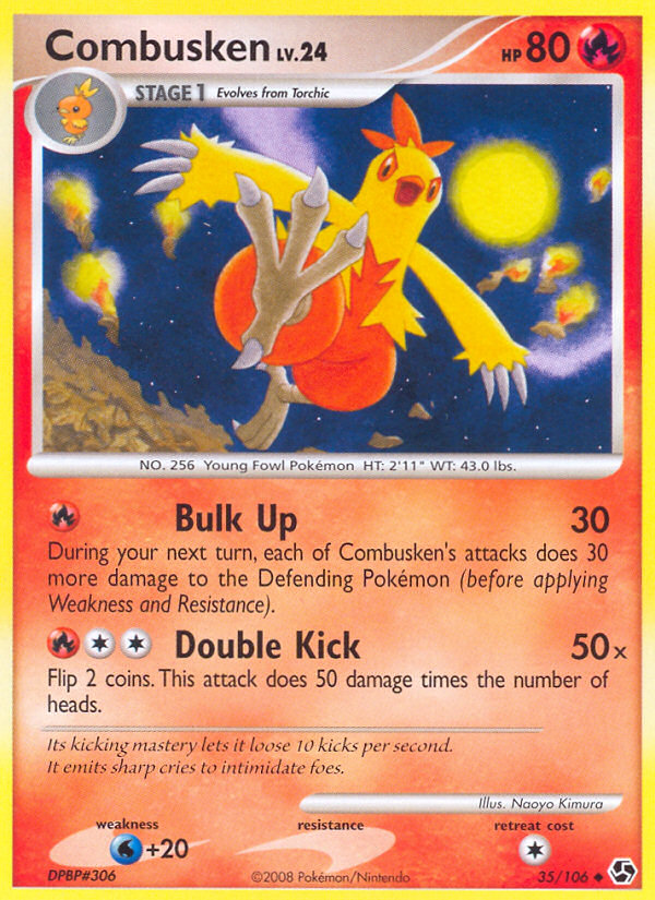 Combusken (35/106) [Diamond & Pearl: Great Encounters] | I Want That Stuff Brandon