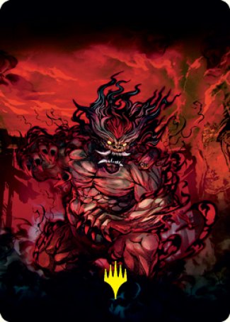 Vessel of the All-Consuming Art Card (Gold-Stamped Signature) [Kamigawa: Neon Dynasty Art Series] | I Want That Stuff Brandon