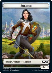 Soldier // Treasure Double-Sided Token [Core Set 2021 Tokens] | I Want That Stuff Brandon