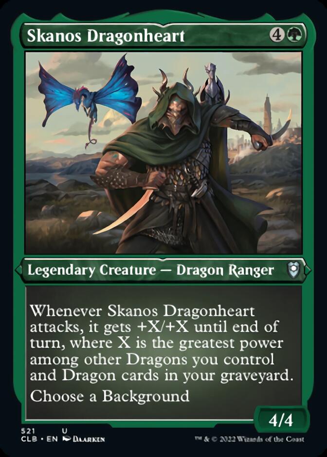 Skanos Dragonheart (Foil Etched) [Commander Legends: Battle for Baldur's Gate] | I Want That Stuff Brandon