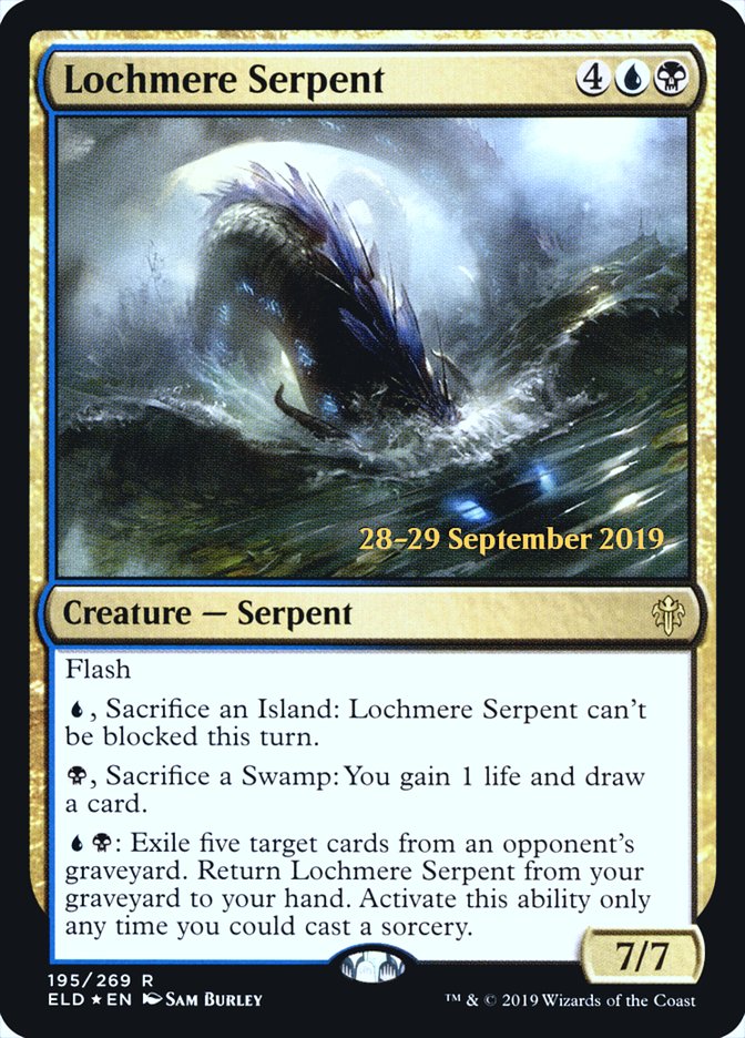 Lochmere Serpent [Throne of Eldraine Prerelease Promos] | I Want That Stuff Brandon