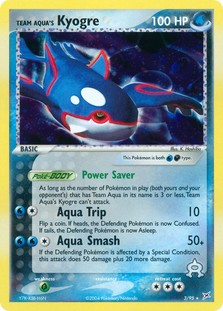 Team Aqua's Kyogre (3/95) (Theme Deck Exclusive) [EX: Team Magma vs Team Aqua] | I Want That Stuff Brandon