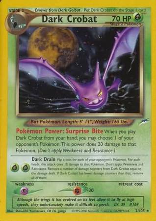 Dark Crobat (2/105) [Neo Destiny Unlimited] | I Want That Stuff Brandon