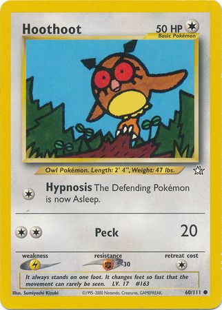 Hoothoot (60/111) [Neo Genesis Unlimited] | I Want That Stuff Brandon