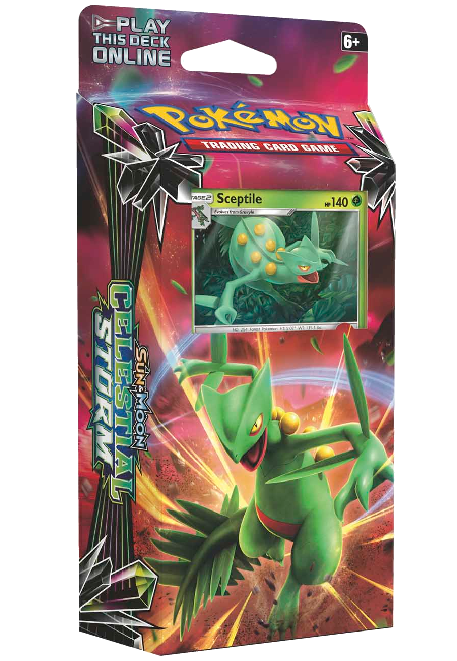 Sun & Moon: Celestial Storm - Theme Deck (Leaf Charge) | I Want That Stuff Brandon