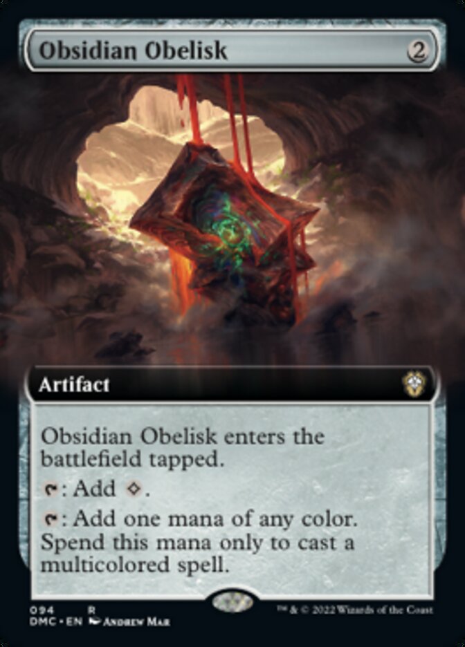 Obsidian Obelisk (Extended Art) [Dominaria United Commander] | I Want That Stuff Brandon