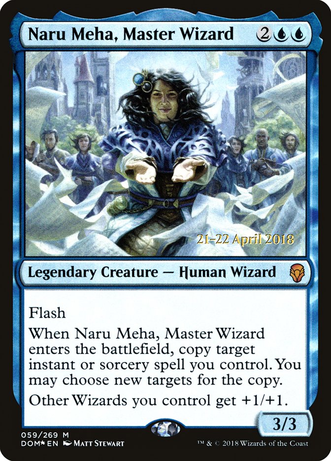 Naru Meha, Master Wizard [Dominaria Prerelease Promos] | I Want That Stuff Brandon