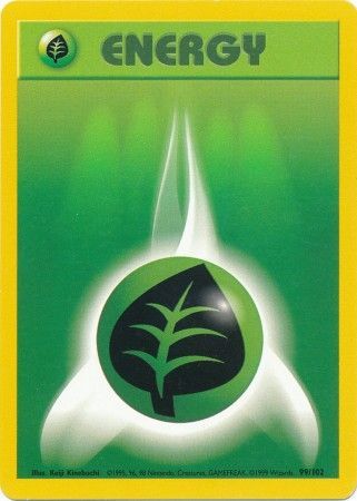 Grass Energy (99/102) [Base Set Unlimited] | I Want That Stuff Brandon