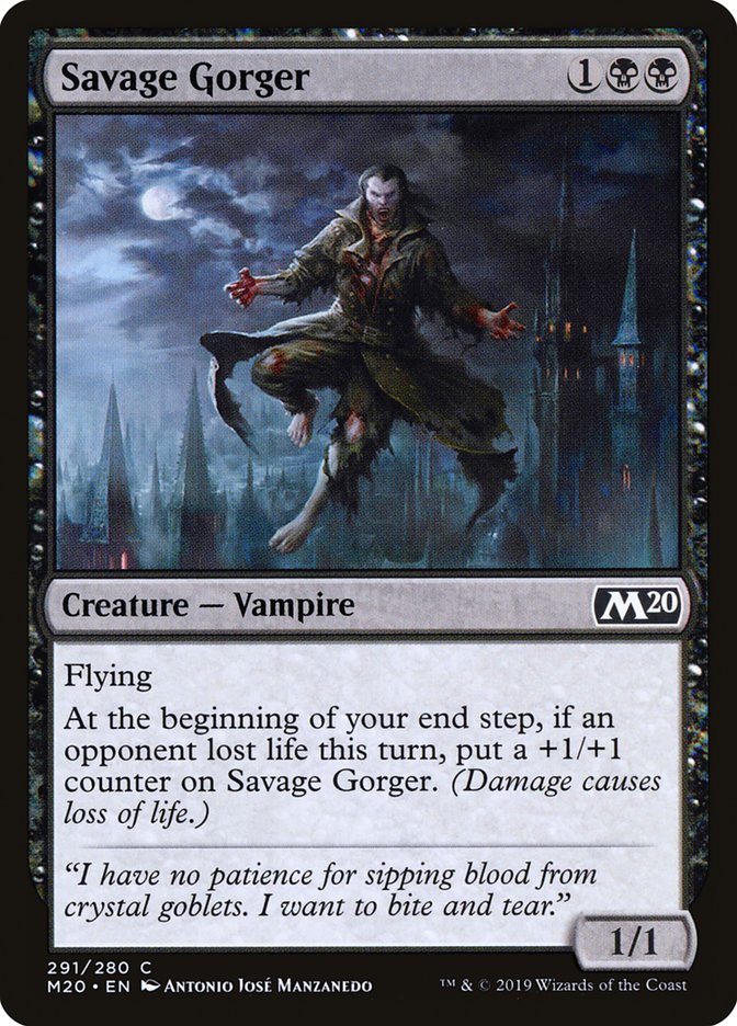 Savage Gorger [Core Set 2020] | I Want That Stuff Brandon