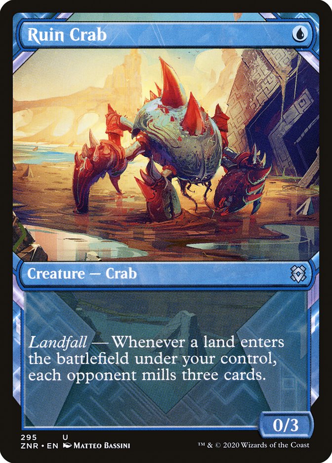 Ruin Crab (Showcase) [Zendikar Rising] | I Want That Stuff Brandon