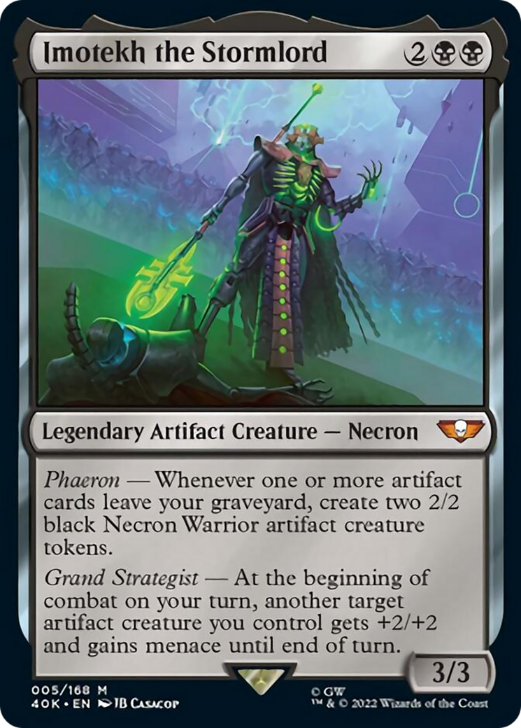 Imotekh the Stormlord (Surge Foil) [Warhammer 40,000] | I Want That Stuff Brandon