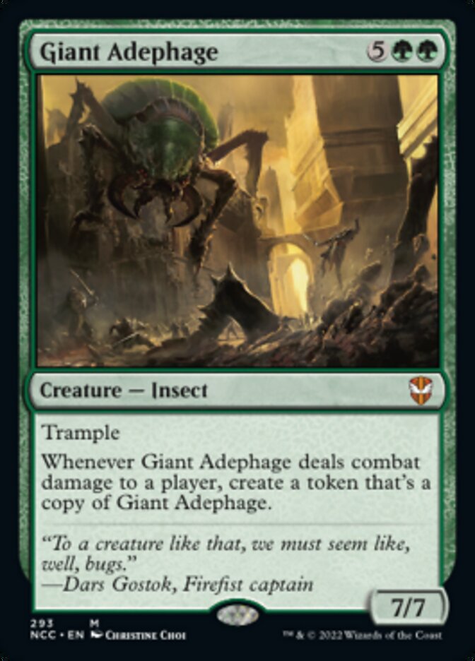 Giant Adephage [Streets of New Capenna Commander] | I Want That Stuff Brandon