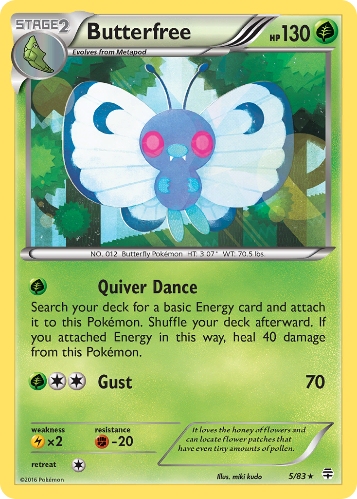 Butterfree (5/83) [XY: Generations] | I Want That Stuff Brandon