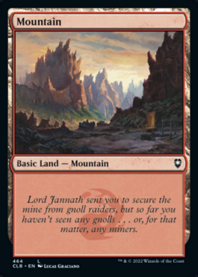 Mountain (464) [Commander Legends: Battle for Baldur's Gate] | I Want That Stuff Brandon