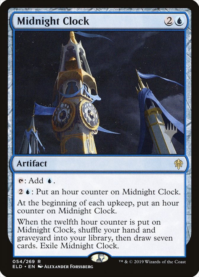 Midnight Clock (Promo Pack) [Throne of Eldraine Promos] | I Want That Stuff Brandon