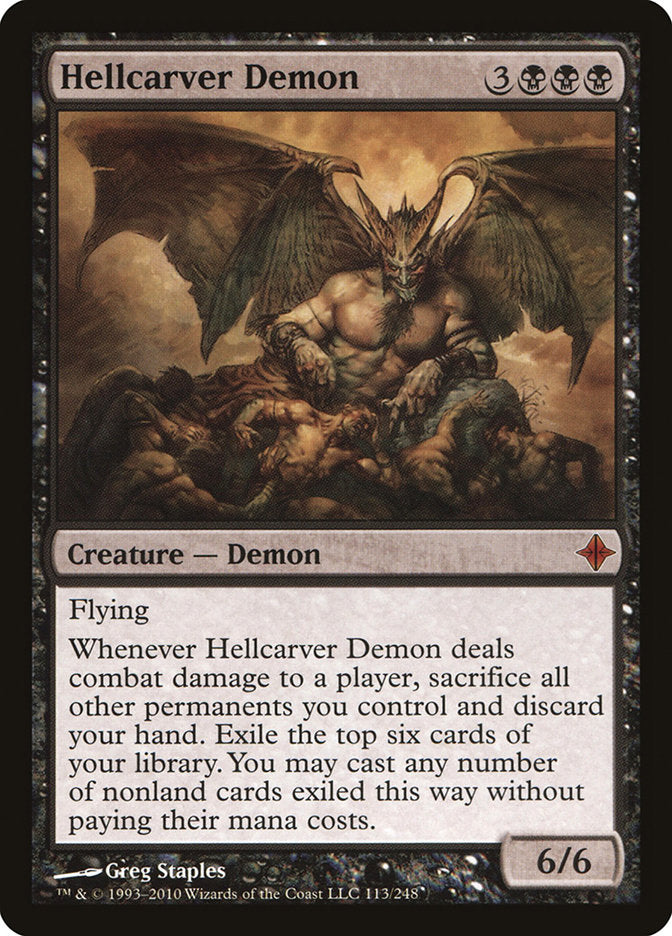 Hellcarver Demon [Rise of the Eldrazi] | I Want That Stuff Brandon