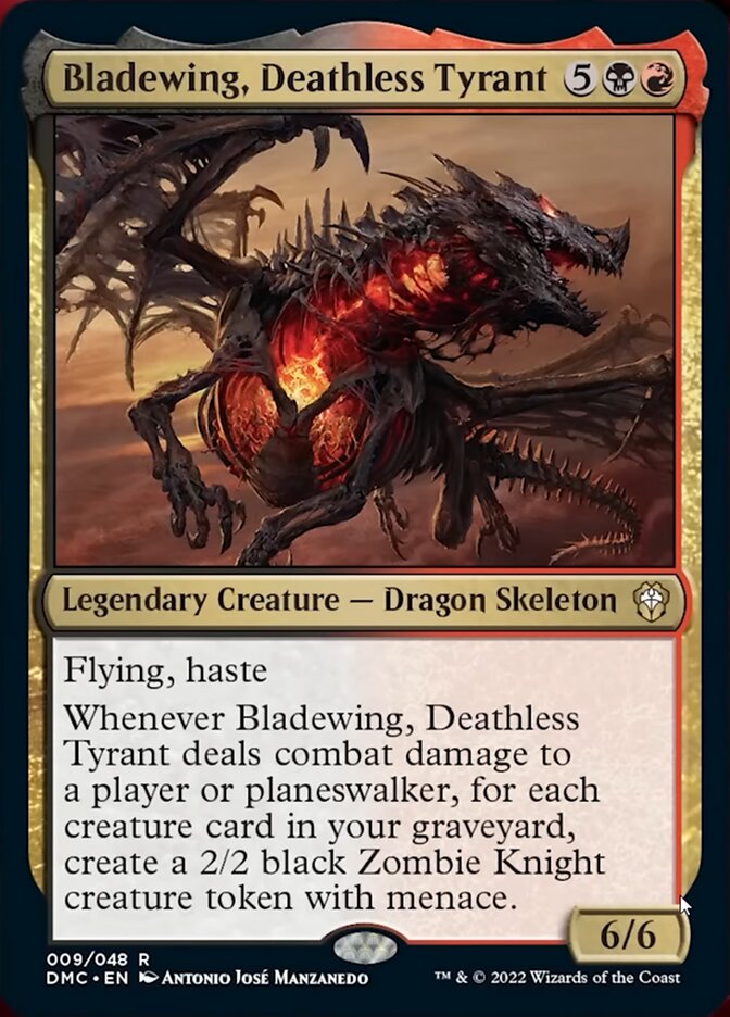 Bladewing, Deathless Tyrant [Dominaria United Commander] | I Want That Stuff Brandon