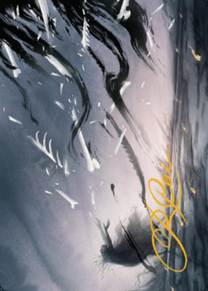 Shadow Prophecy Art Card (Gold-Stamped Signature) [Dominaria United Art Series] | I Want That Stuff Brandon