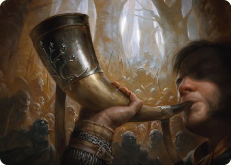 Horn of Gondor Art Card [The Lord of the Rings: Tales of Middle-earth Art Series] | I Want That Stuff Brandon