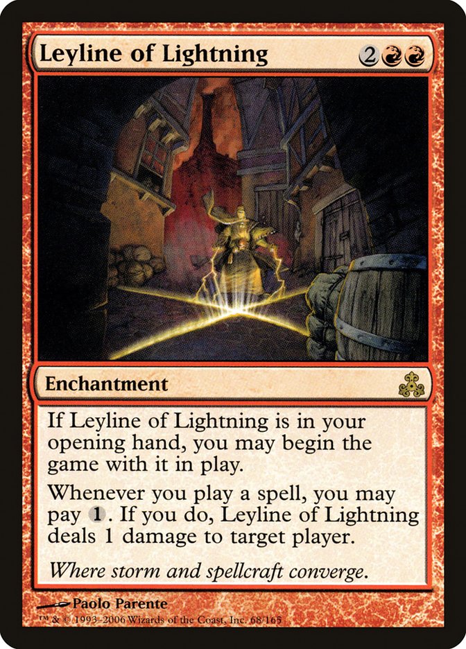 Leyline of Lightning [Guildpact] | I Want That Stuff Brandon