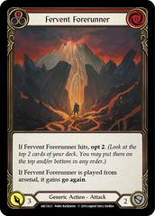Fervent Forerunner (Red) [ARC182-C] 1st Edition Normal | I Want That Stuff Brandon