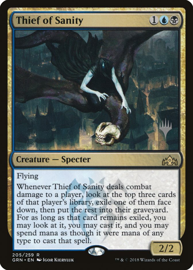 Thief of Sanity (Promo Pack) [Guilds of Ravnica Promos] | I Want That Stuff Brandon
