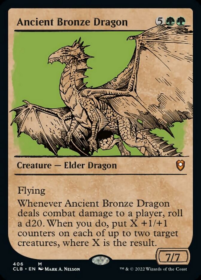 Ancient Bronze Dragon (Showcase) [Commander Legends: Battle for Baldur's Gate] | I Want That Stuff Brandon