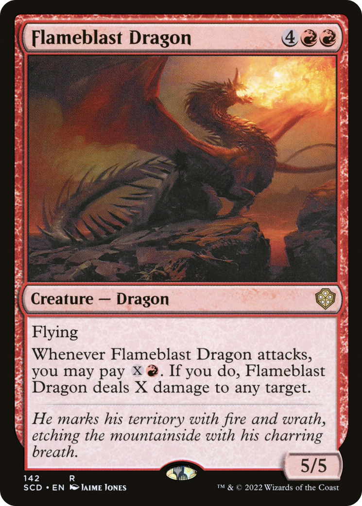 Flameblast Dragon [Starter Commander Decks] | I Want That Stuff Brandon