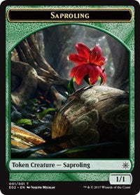 Saproling // Treasure (010) Double-Sided Token [Explorers of Ixalan Tokens] | I Want That Stuff Brandon